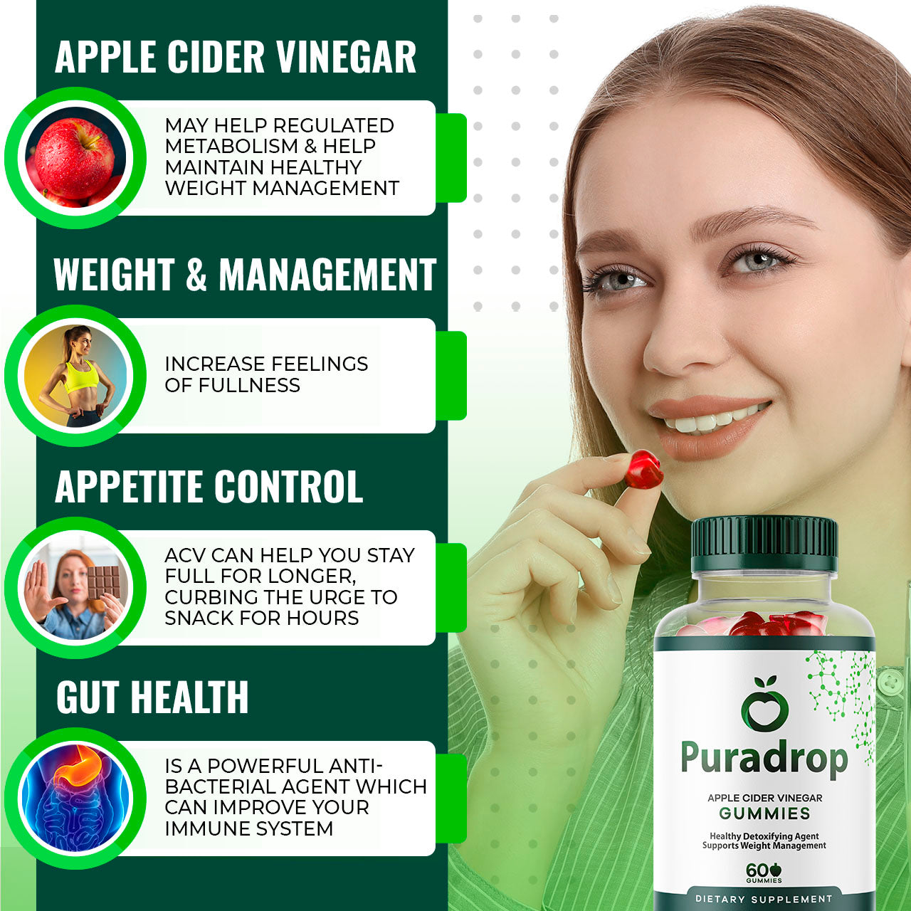 PuraDrop ACV Keto Gummies